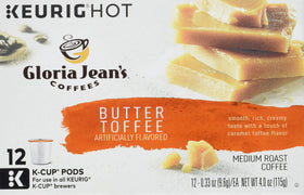 Brewed Gloria Jeans coffee in a mug showing a smooth balance and inviting aroma.