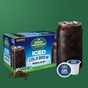 Green Mountain iced coffee setup lets you craft refreshing cold brew quickly.