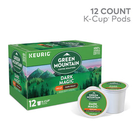 Green Mountain K-Cups display showcasing espresso-like aroma