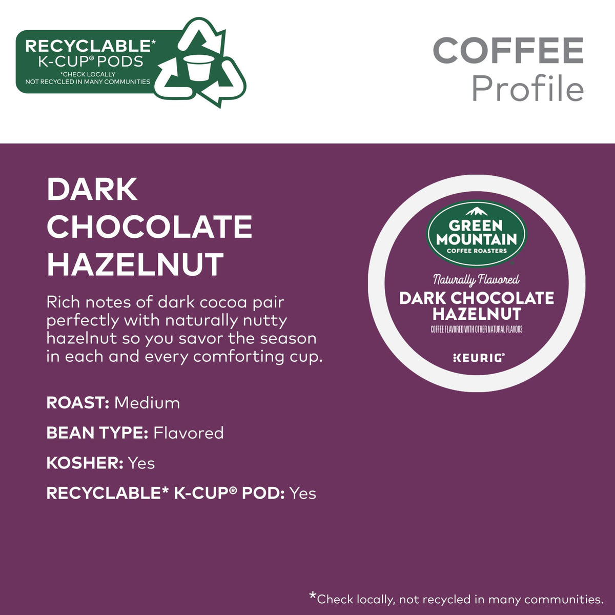 Green Mountain K-Cup pod on display signals easy, consistent brews.