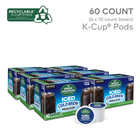 Green Mountain Original Black Iced Cold Brew cup, quick cafe-style refreshment.