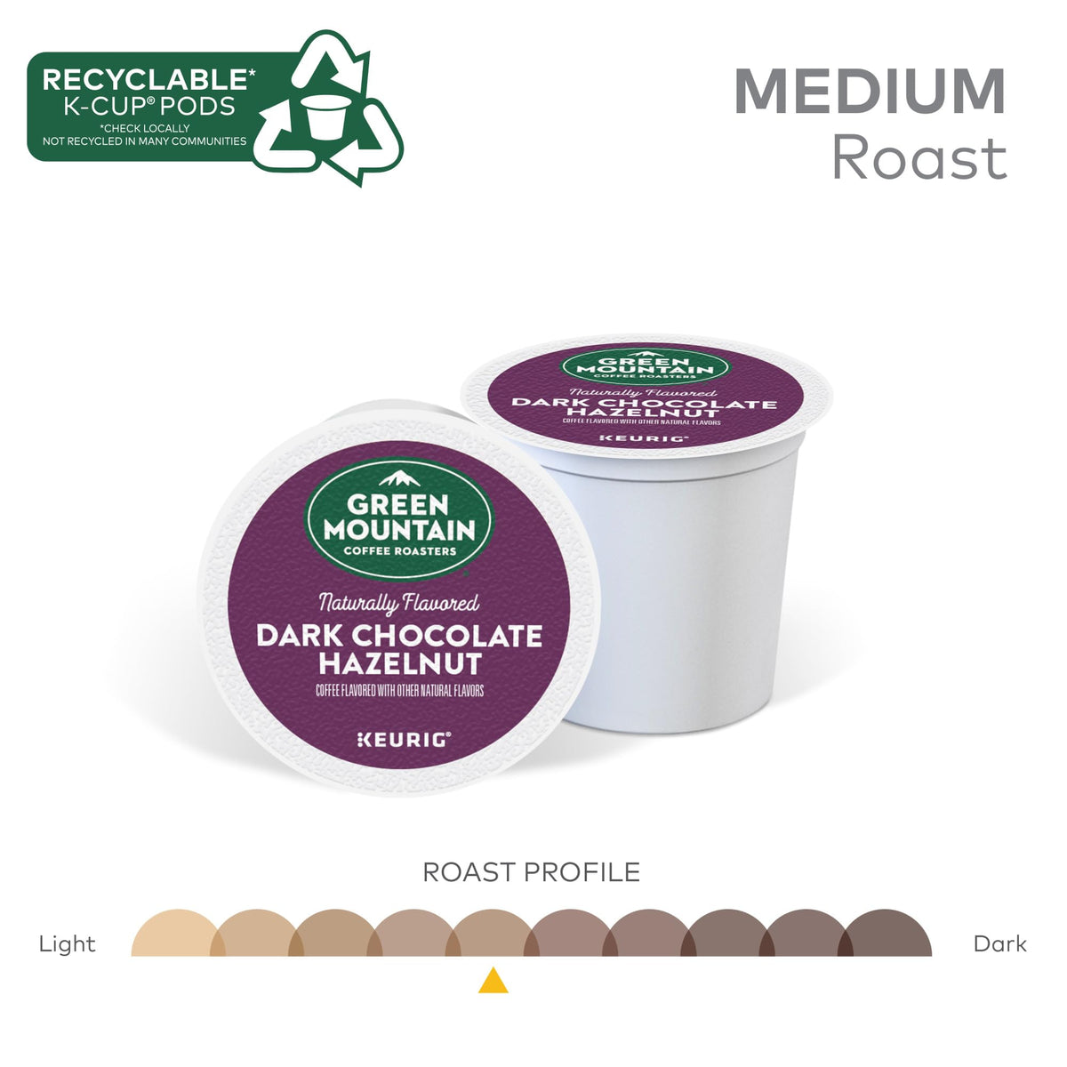 Green Mountain coffee pours into a mug with inviting aroma.
