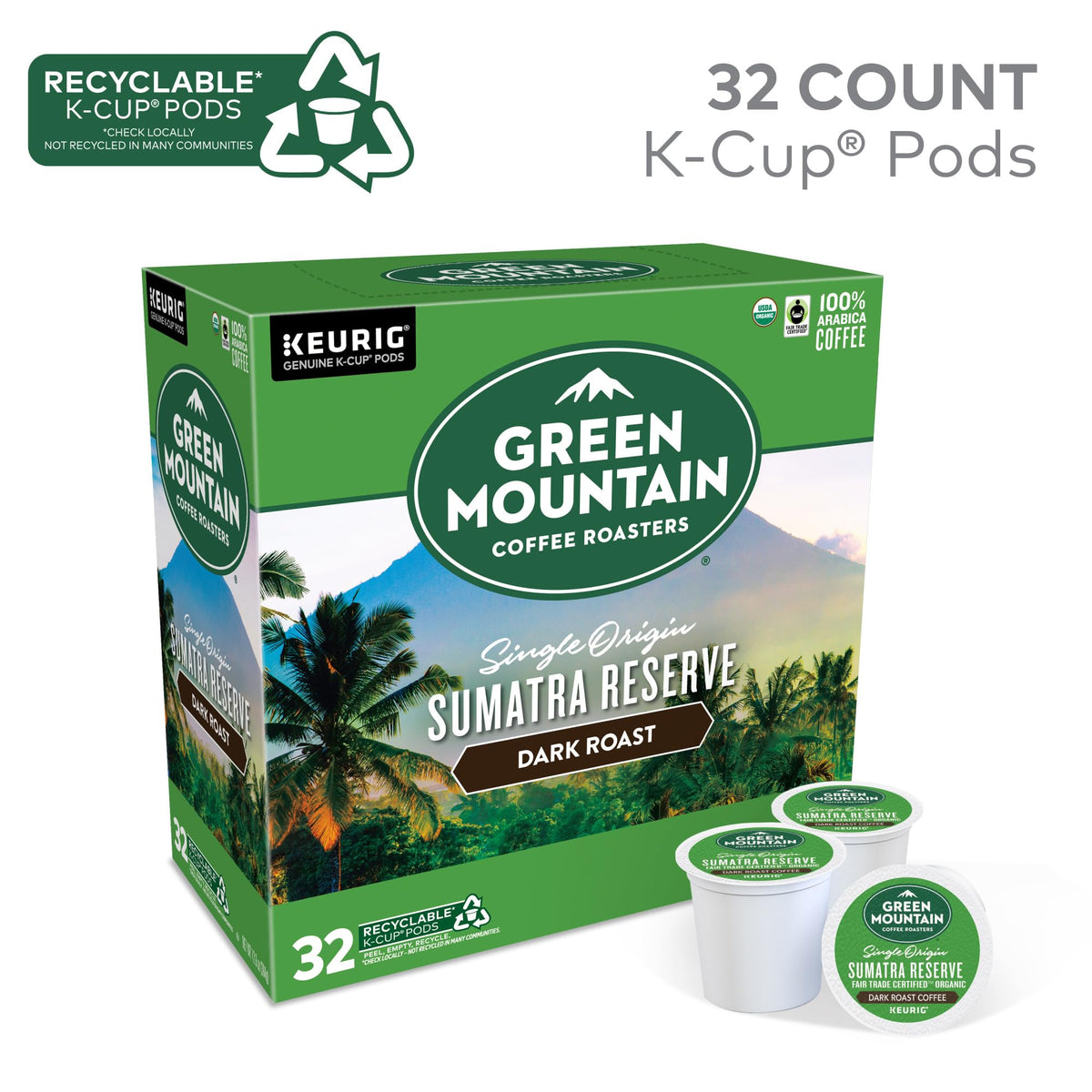 Sumatra Reserve aroma close-up hints at bold, complex flavors.
