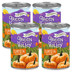 Green Valley Organics Pumpkin pack-4 image shows ready-for-baking, farm-to-table quality.