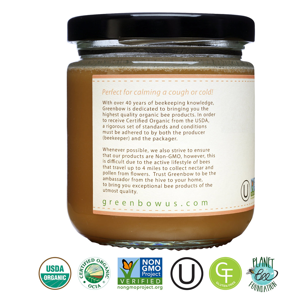 Greenbow honey turmeric honey swirl on golden drizzle for snacks