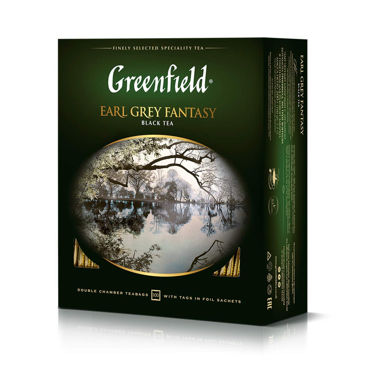 Greenfield bergamot aroma steam rising from a cup of Earl Grey Fantasy.