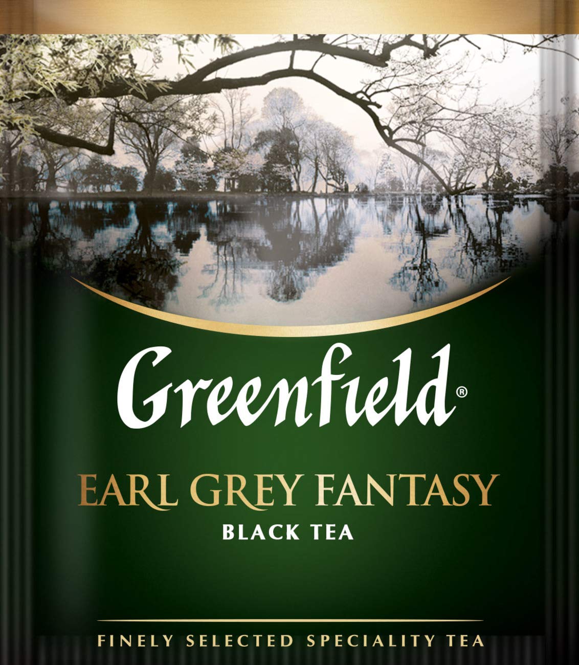 Greenfield Earl Grey Fantasy tea bags steeping, releasing bergamot aroma for a bright cup.