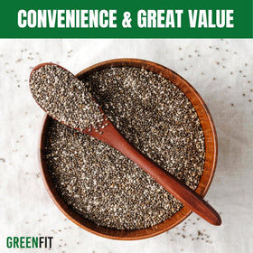 Greenfit vegan friendly chia seeds suitable for plant based diets