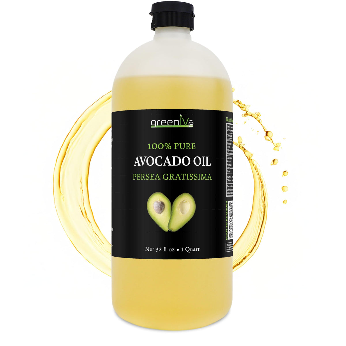 GreenIVe Avocado Oil bottle for high-heat cooking and rich flavor