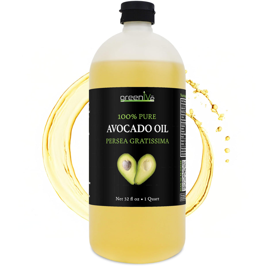 GreenIVe Avocado Oil bottle for high-heat cooking and rich flavor