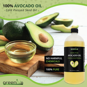 GreenIVe Avocado Oil in skillet for high-heat cooking