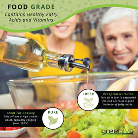GreenIVe Avocado Oil on salad for creamy dressings
