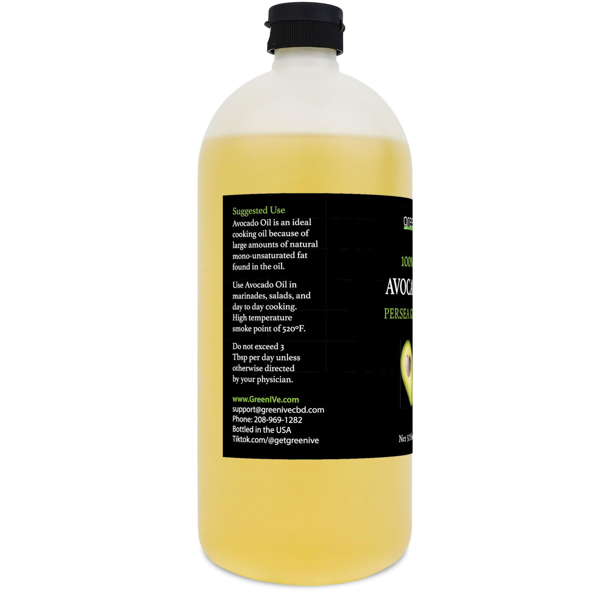 GreenIVe Avocado Oil pour for versatile dressings and frying