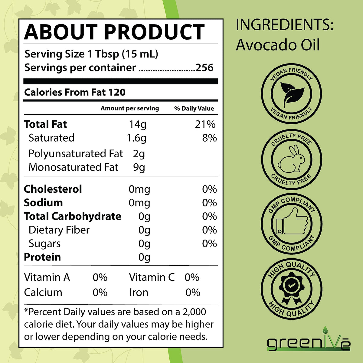 GreenIVe Avocado Oil on store shelf, sustainably sourced.