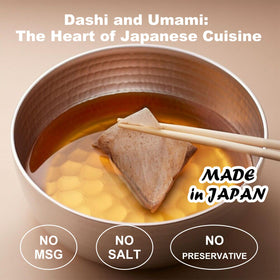 Grelim Dashi dried mackerel boosts broth with richness.