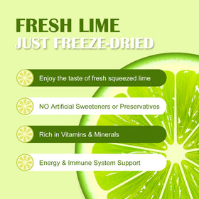 Grelim limeade glass with bright, tart lime flavor