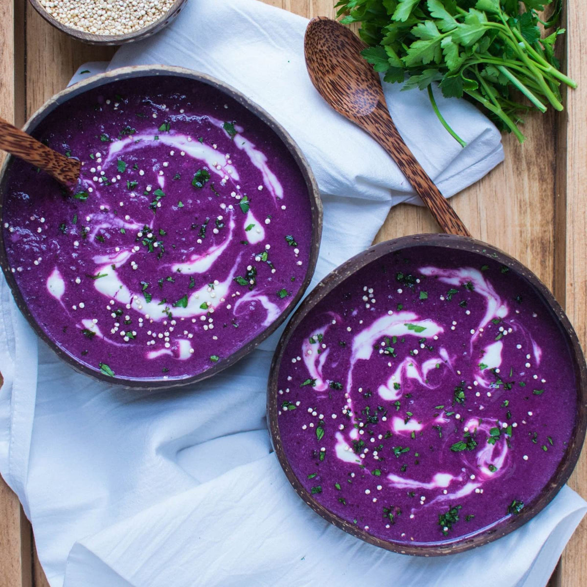 Natural, pure Ube powder suitable for vegan and gluten-free cooking.