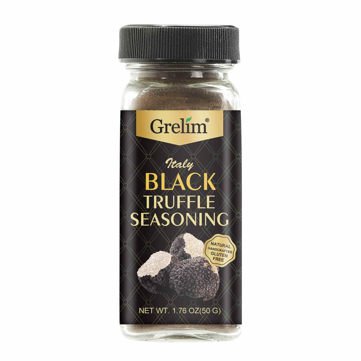 GRELIM Premium Truffle Seasoning tin delivers decadent flavor for risottos and eggs.