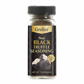 GRELIM Premium Truffle Seasoning tin delivers decadent flavor for risottos and eggs.