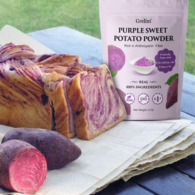 Resealable bag helps keep powder fresh between uses.