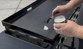 GriddleMATe dry finish on cookware to prevent sticky residue and simplify cleanup