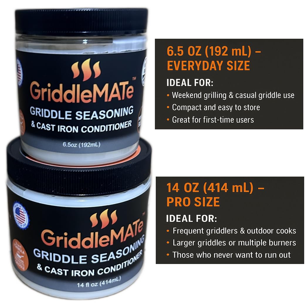 GriddleMATe made in USA label emphasizing quality and local production