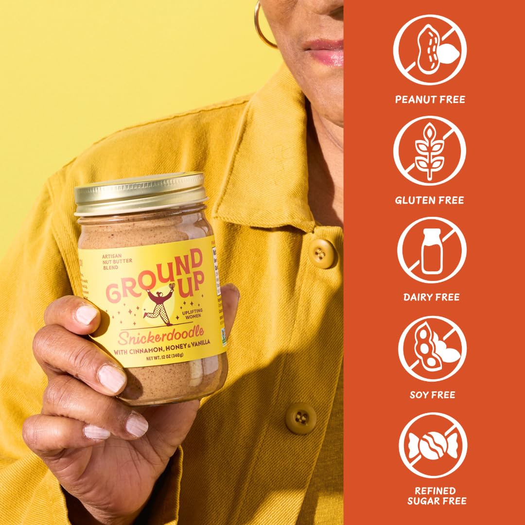 Ground Up Almonds and Cashews close-up highlighting wholesome ingredients