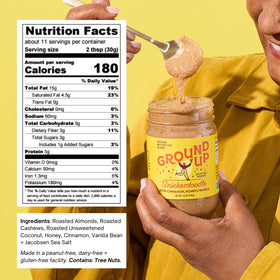 Ground Up Snickerdoodle on toast demonstrates dairy-free flavor on breakfast