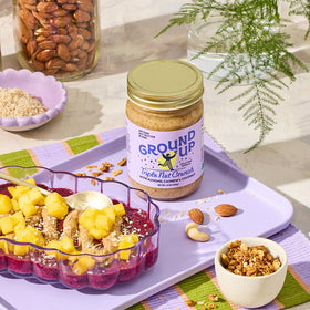 Ground Up vegan-friendly packaging appealing to clean-label shoppers.
