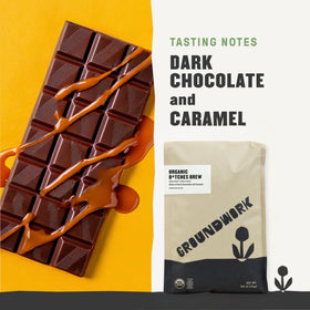 Groundwork B*tches Brew organic signature blend in a 5lb bag for sustainable mornings.