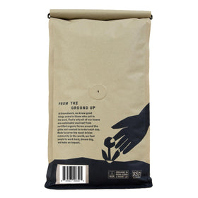 Groundwork B*tches Brew origin-sourcing map showing sustainable origins and story.