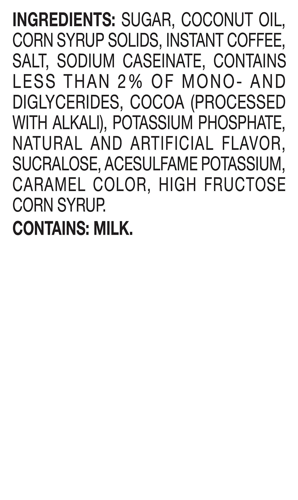 Grove Square kosher-certified caramel cappuccino label signaling quality.