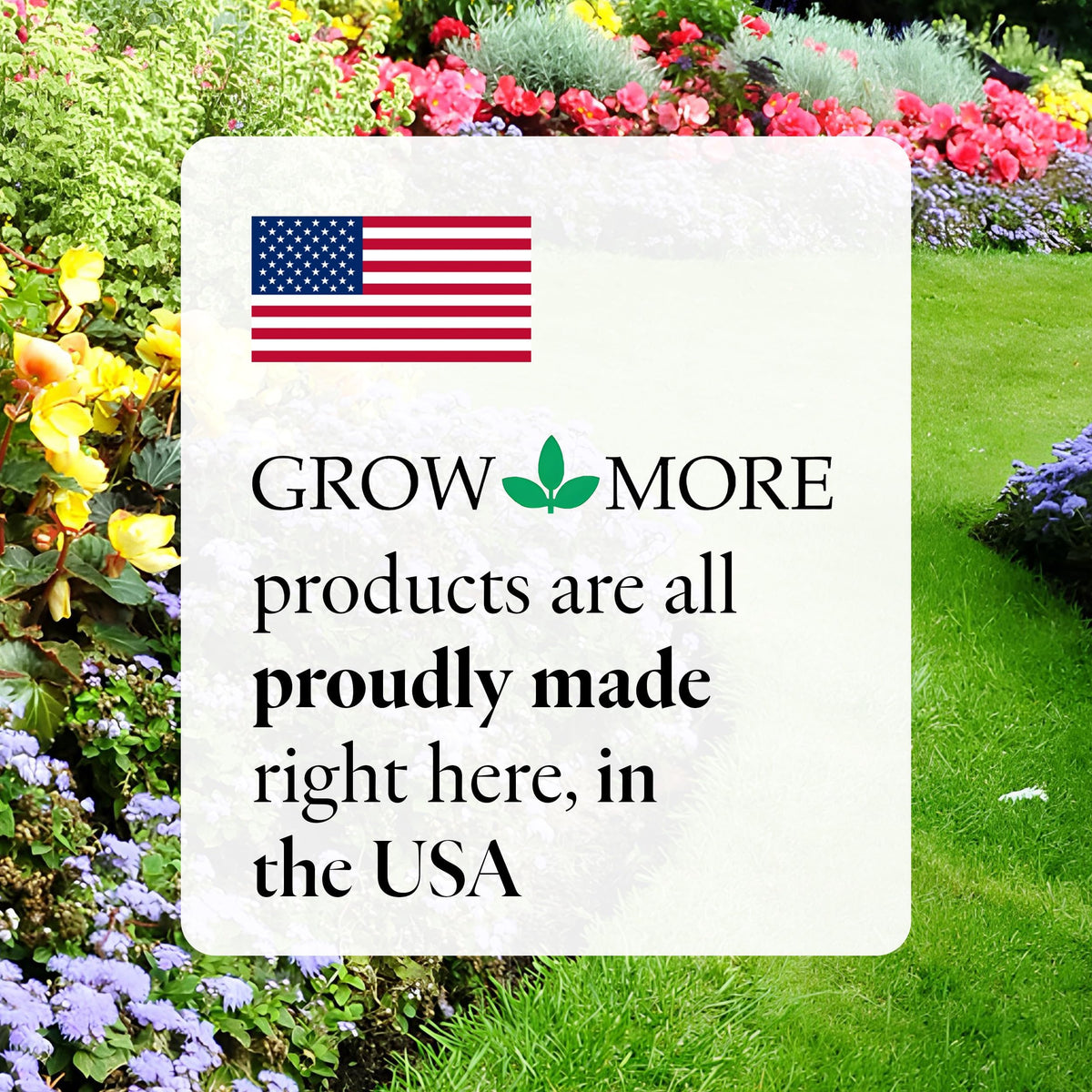 Grow More Garden Molasses container beside indoor plant pots for year-round care