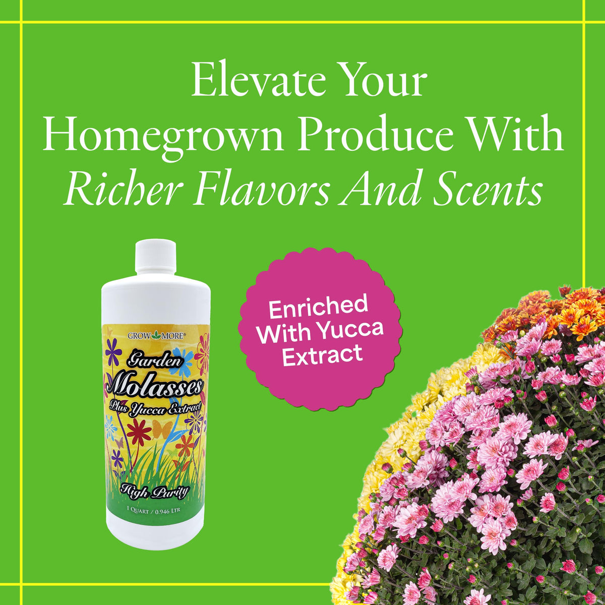Grow More Garden Molasses being measured for watering mix boosts soil nourishment
