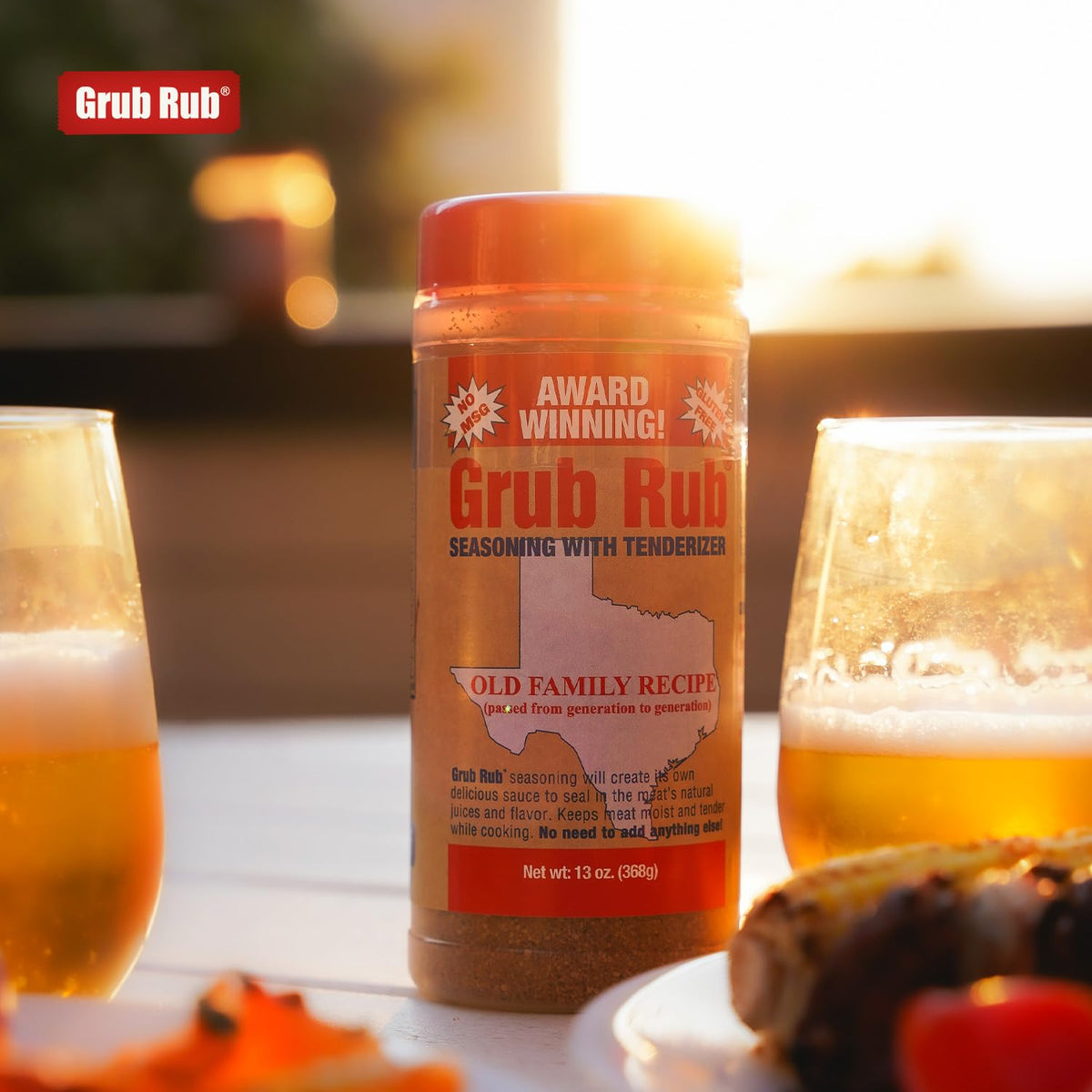 Grub Rub 2-pack packaging displaying value for grill nights.