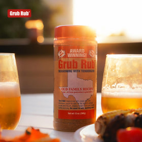 Grub Rub 2-pack packaging displaying value for grill nights.