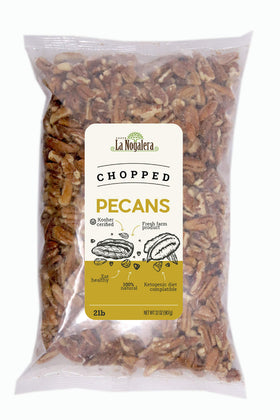 Grupo La Nogalera 2lbs chopped shelled pecans – convenient prep for baking and snacking.