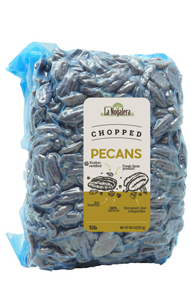 Grupo La Nogalera chopped raw pecans 5lb for baking and toppings
