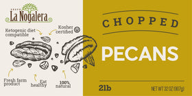 Grupo La Nogalera pecans in bulk packaging – ideal for bulk buyers and cafes.