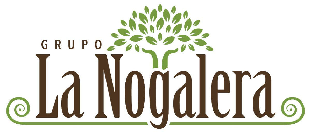 Grupo La Nogalera packaging highlights organic, non-GMO, kosher and halal