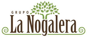 Grupo La Nogalera packaging highlights organic, non-GMO, kosher and halal