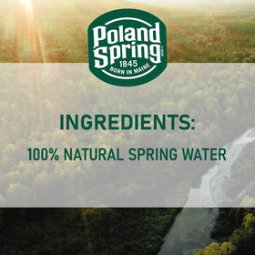 Car cup holder with Gsuila Poland Spring mini water bottles for easy access.