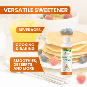 G-Sweetz drops in smoothie illustrate easy, healthy sweetness.