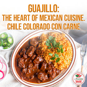 Guajillo powder packaging front signals premium natural spice for cooking.
