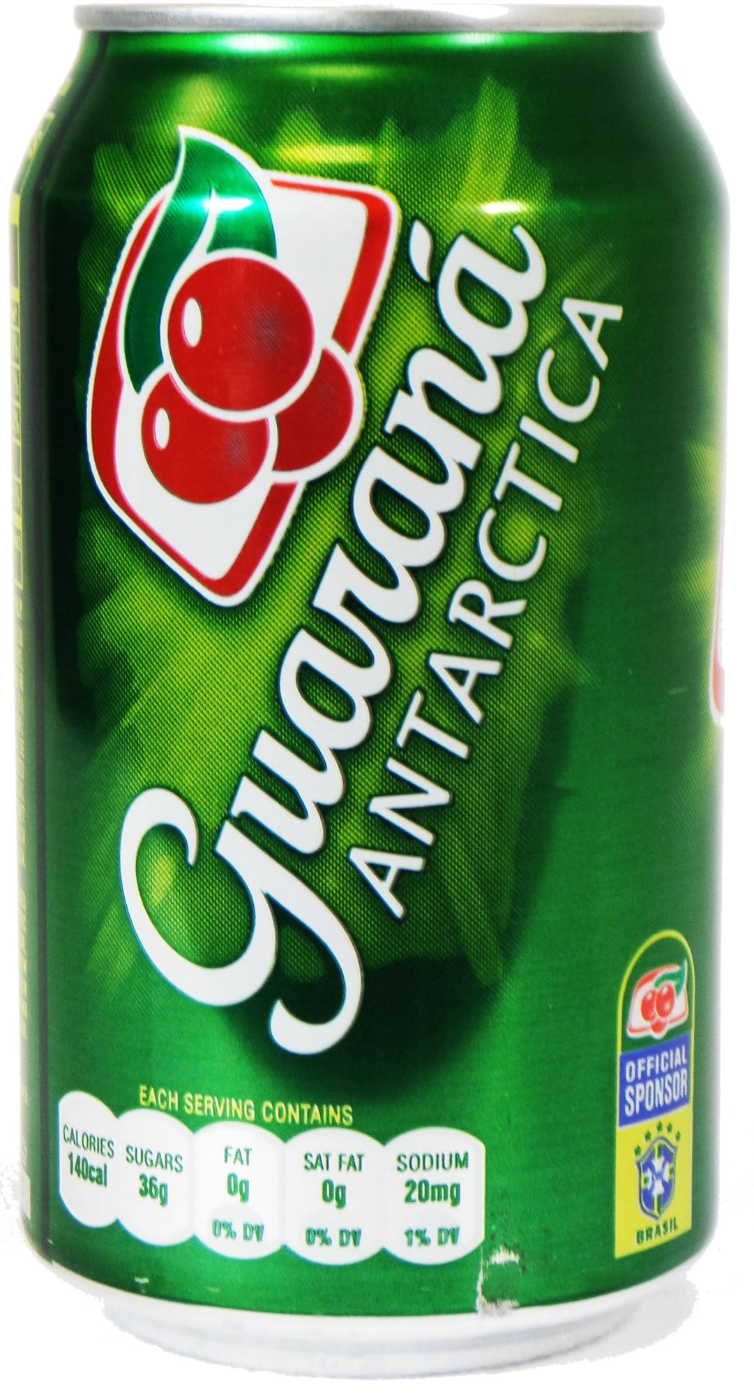 Guaraná ANTARCTICA being poured into a glass for social moments.