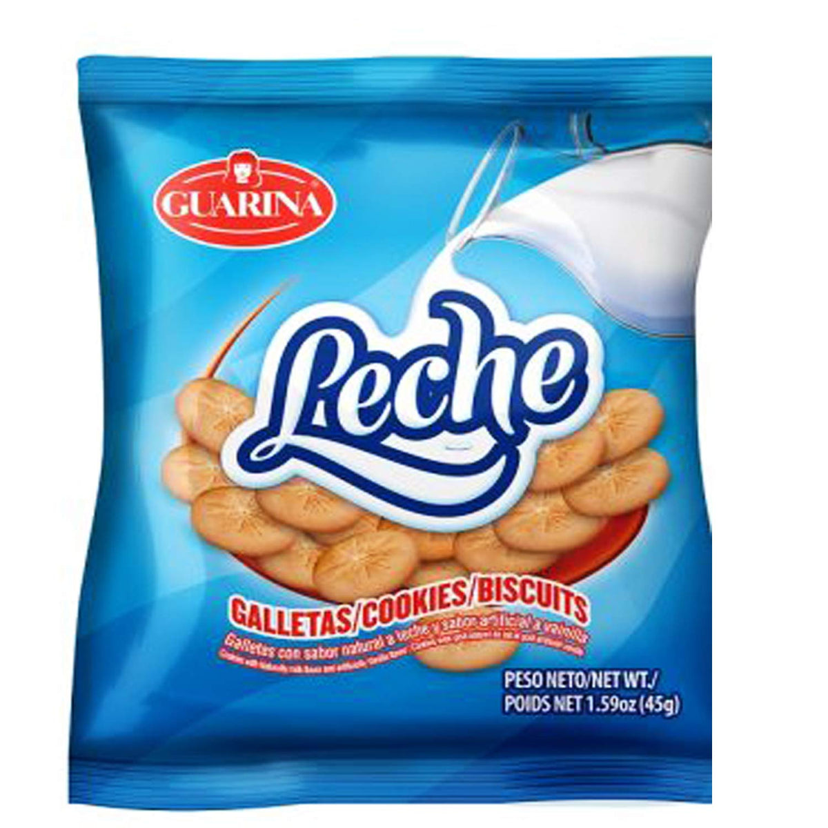Guarina Sweet Milk Cookies 4-pack ready to dunk with coffee or tea