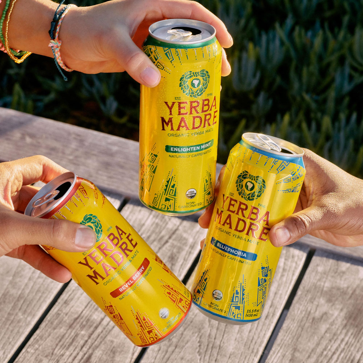 Guayaki Yerba Madre Bluephoria serving idea for a refreshing pick-me-up