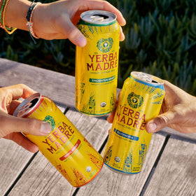 Guayaki Yerba Madre Bluephoria serving idea for a refreshing pick-me-up