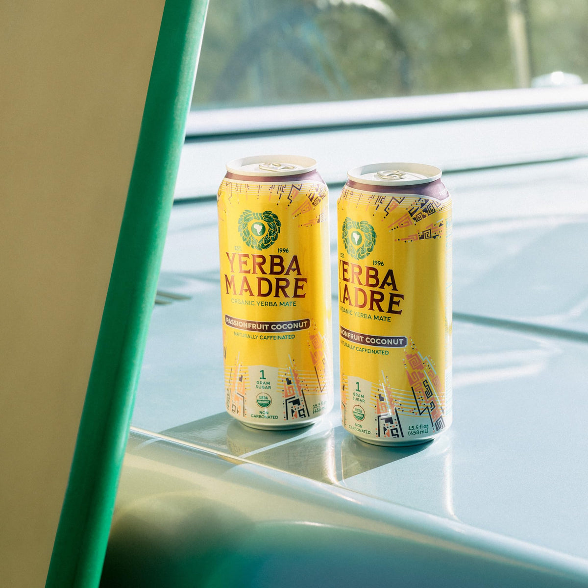 Guayaki Yerba Madre morning break shot emphasizing smooth energy and clarity