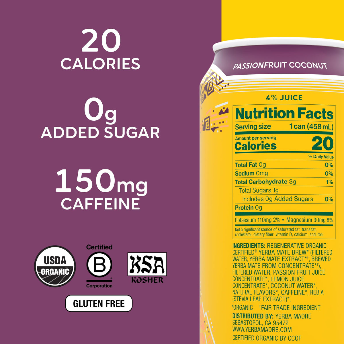 Guayaki Yerba Madre pour shot conveys refreshing taste and steady focus